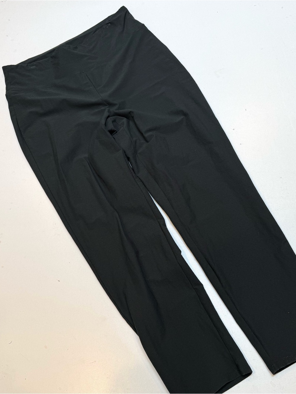 Eileen Fisher Classic Black Straight-Leg Pants